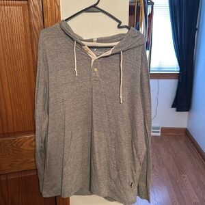 American Eagle Light Button up Hoodie
